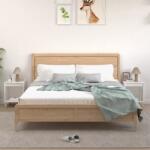 vidaXL Noptiere, 2 buc. , alb, 40x35x50 cm GartenMobel Dekor (821859)