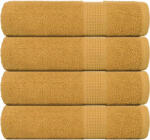 vidaXL Prosoape de mana 4 buc Aur 50x100 cm 360 g/m2 100% bumbac GartenMobel Dekor (136807) Prosop