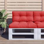 vidaXL Perna de paleti, rosu, 80x40x12 cm, material textil GartenMobel Dekor (360607)