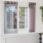 vidaXL Perdele Voile cu Oeje 2 buc Violet 140x175 cm GartenMobel Dekor (4102102)