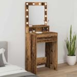 vidaXL Masa de Machiaj Lemn vechi 50 x 41 x 135 cm Lemn compozit GartenMobel Dekor (865098)