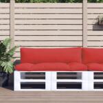 vidaXL Perne de paleti, 2 buc. rosu, material textil GartenMobel Dekor (360928)