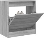 vidaXL Pantofar, gri sonoma, 60x34x63, 5 cm, lemn prelucrat GartenMobel Dekor (839943) Pantofar