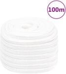 vidaXL Franghie de barca, alb complet, 20 mm, 100 m, polipropilena GartenMobel Dekor (152581)