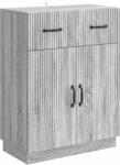 vidaXL Bufet cu sertar Sonoma gri 66 x 34, 5 x 87 cm Lemn prelucrat GartenMobel Dekor (895331) Comoda