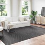 vidaXL Covor living dreptunghiular antracit 280x200 cm, antiderapant, model valuri (42022666) Covor