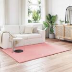 vidaXL Covor din Blana Faux de Iepure Olite Roz 140 x 200 cm Poliester GartenMobel Dekor (42021703) Covor