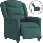 vidaXL Fotoliu rabatabil electric, verde închis, material textil GartenMobel Dekor (3303180)