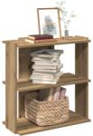vidaXL Biblioteca 3 etaje stejar artizanal 60x30x60 cm lemn prelucrat GartenMobel Dekor (860255) Biblioteca