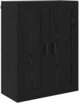vidaXL Dulap montat pe perete Stejar Negru 69, 5 x 34 x 90 cm GartenMobel Dekor (882432) Comoda