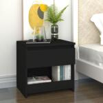 vidaXL Noptiera, negru, 40x30x39 cm, PAL GartenMobel Dekor (803445)