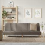 vidaXL Canapea extensibila, gri taupe, material textil GartenMobel Dekor (351886) Canapea
