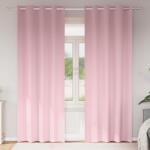 vidaXL Perdele Opaque cu Inel 2 pcs Roz bebe 245 x 140 cm Poliester GartenMobel Dekor (4107411)
