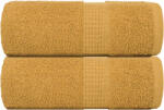 vidaXL Prosoape de baie 2 buc. FROGN aurii 30x30 cm 100% bumbac GartenMobel Dekor (136800) Prosop