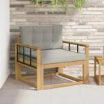 vidaXL Canapea Medie pentru Exterior Poliester Alb GartenMobel Dekor (3439020) Canapea