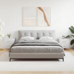 vidaXL Noptiere, 2 buc. , alb, 40x35x47, 5 cm, lemn compozit GartenMobel Dekor (827277)