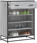 vidaXL Pantofar, sonoma gri, 75x38x97, 5 cm, lemn prelucrat/metal GartenMobel Dekor (3300878) Pantofar