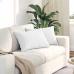 vidaXL Perne pentru canapea 2 pcs Alb 40 x 60 cm tesatura GartenMobel Dekor (42013664)