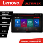Lenovo Navigatie auto universala 2DIN Lenovo 13" 2K, 8GB RAM, 128GB, 4G (KIT-2din-2+ULTRA-2K-13-8+128)