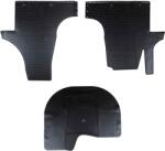 vidaXL Covor pentru masina 3 pcs Negru Potrivit pentru VW T5 2010-2015 GartenMobel Dekor (42029102)
