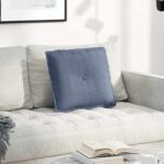 vidaXL Perna pentru spate albastru 50 x 45 cm Tesatura din corduroy GartenMobel Dekor (42014653)