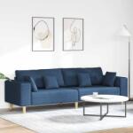 vidaXL Canapea cu perna albastru 250 x 77 x 76 cm tesatura GartenMobel Dekor (3335150) Canapea