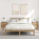 vidaXL Noptiere, 2 buc. , stejar artizanal, 40x35x50 cm, lemn prelucrat GartenMobel Dekor (857399)