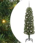 vidaXL Brad de Craciun artificial Verde 150 cm PVC si otel si plastic GartenMobel Dekor (3394932)