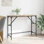 vidaXL Masa de consola Stejar Artizanal 100 x 32 x 75 cm Lemn compozit GartenMobel Dekor (882206)
