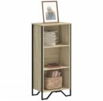 vidaXL Biblioteca, stejar sonoma, 50x31x106 cm, lemn prelucrat GartenMobel Dekor (848605) Biblioteca