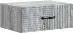 vidaXL Noptiera suspendata gri Sonoma cu sertar, 49 x 34, 5 x 20 cm (898627)