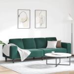 vidaXL Canapea pentru living Verde închis 250 x 77 x 76 cm GartenMobel Dekor (3335093) Canapea