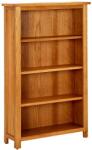 vidaXL Biblioteca cu 4 rafturi, 70x22x110 cm, lemn masiv de stejar GartenMobel Dekor (331735) Biblioteca