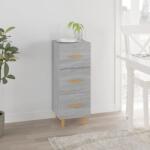 vidaXL Servanta, gri sonoma, 34, 5x34x90 cm, lemn compozit GartenMobel Dekor (817409) Comoda