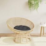 vidaXL Perna rotunda negru, Ø 60 x11 cm, tesatura Oxford GartenMobel Dekor (361947)