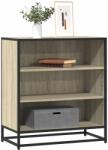 vidaXL Dulap, stejar sonoma, 68x35x76 cm, lemn prelucrat si metal GartenMobel Dekor (848975) Comoda