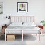 vidaXL Noptiere, 2 buc. , roz, 34, 5x39x44 cm, otel GartenMobel Dekor (841754)