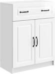 vidaXL Bufet Alb foarte lucios 66 x 34, 5 x 87 cm Lemn prelucrat GartenMobel Dekor (895789) Comoda