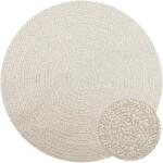 vidaXL Covor „ZIZUR crem aspect iuta pentru interior si exterior GartenMobel Dekor (4010386) Covor