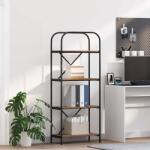 vidaXL Raft pentru carti Lemn vechi 60 x 30 x 146 cm Lemn compozit GartenMobel Dekor (879861) Biblioteca