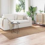 vidaXL Covor living dreptunghiular maro natural 170x120 cm, antiderapant (42022536) Covor