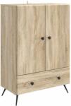 vidaXL Bufet cu sertar Stejar Sonoma 66 x 34, 5 x 95 cm Lemn prelucrat GartenMobel Dekor (895587) Comoda