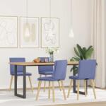 vidaXL Scaune de sufragerie 4 buc tesatura Jeans Blue GartenMobel Dekor (3315365)
