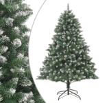 vidaXL Brad de Craciun artificial cu suport, 180 cm, PVC GartenMobel Dekor (345161)