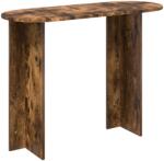 vidaXL Masa de consola cu depozitare Stejar fumuriu 100 x 39, 5 x 75 cm GartenMobel Dekor (8001154)