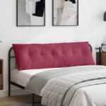 vidaXL Perna pentru spate Rosu Vin 160 x 50 cm Tesatura din corduroy GartenMobel Dekor (42014895)