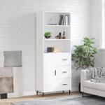 vidaXL Dulap înalt, alb, 69, 5x34x180 cm, lemn compozit GartenMobel Dekor (3189461) Comoda