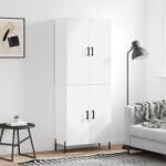 vidaXL Dulap înalt, alb, 69, 5x34x180 cm, lemn compozit GartenMobel Dekor (3195683) Comoda