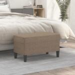 vidaXL Banca, gri taupe, 70x35x41 cm, textil GartenMobel Dekor (349390)