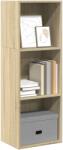 vidaXL Biblioteca, stejar sonoma, 40x30x114 cm, lemn prelucrat GartenMobel Dekor (857869) Biblioteca